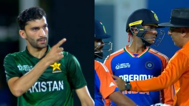 Sufiyan Muqeem Gives Send-Off to Abhishek Sharma After Dismissing Him, Duo Engages in Heated Exchange During IND A vs PAK A ACC Men's T20 Emerging Teams Asia Cup 2024 Match (Watch Video)