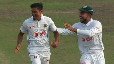 BAN vs SA 1st Test 2024: Hosts Fightback With Taijul Islam's Five-Wicket Haul After Collapse in First Innings, South Africa 140/6 at Stumps On Day 1