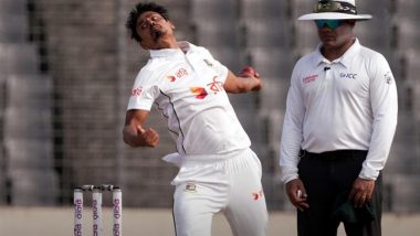 BAN vs SA 2nd Test 2024: Bangladesh Spinner Taijul Islam Claims Five Wickets but Tony De Zorzi’s Century Keeps South Africa in Control