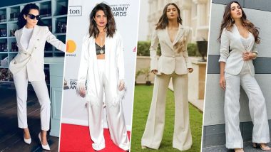 Alia Bhatt, Kiara Advani & Other Beauties Go Chic in Crisp White Pantsuits (View Pics)