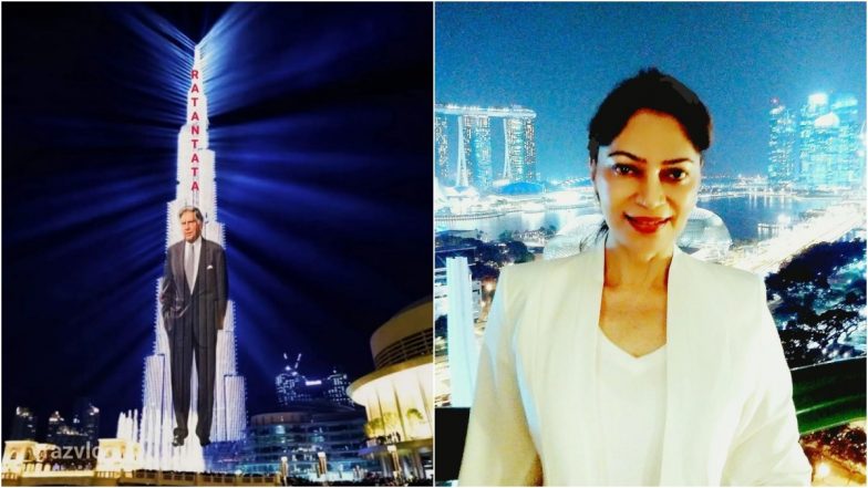 Ratan Tata Image Featured on Burj Khalifa? Simi Garewal Shares Unverified Viral WhatsApp Photo, Netizens Point Out ‘Bad Editing Skills’