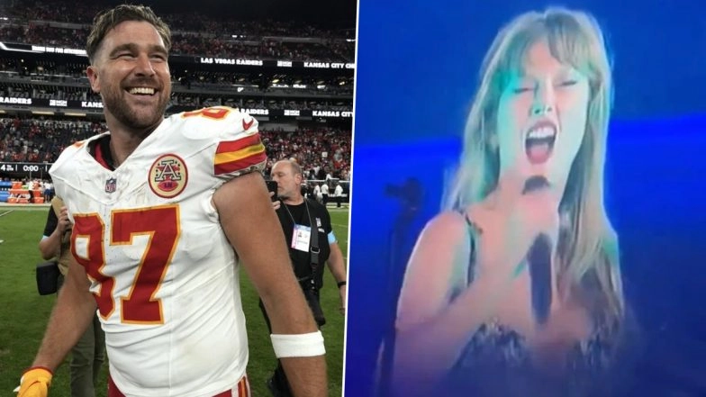 Taylor Swift&rsquo;s &lsquo;Touchdown&rsquo; Tribute to Travis Kelce Fuels &lsquo;Engagement Countdown&rsquo; Rumours (Watch Video)
