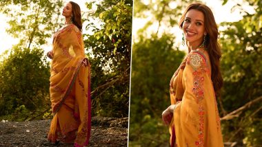 Tripti Dimri Dazzles in Vibrant Yellow Saree, Actress Serves Major Festive Fashion Goals in Latest Appearance (View Pictures)