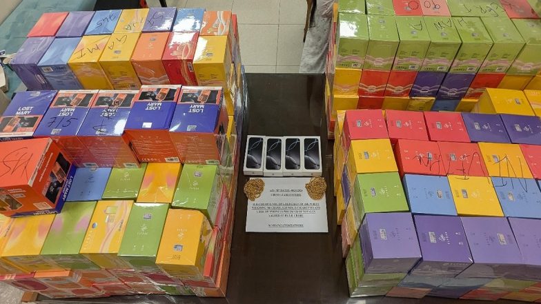 Gold Chains, E-Cigarettes and iPhones Worth Over INR 1 Crore Seized at Chennai Airport