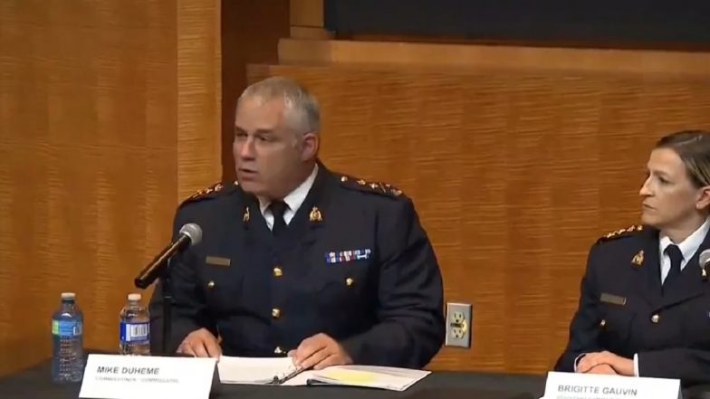 Canada’s Royal Mounted Police Commissioner Mike Duheme Alleges Indian Government Agents Involved in Spread of Criminal Activity (Watch Video)