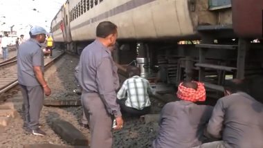 Nagpur Train Derailment: 2 Coaches of CSMT Shalimar Express Derail Near Maharashtra’s Kalamna Station, No Casualties Reported (Watch Videos)