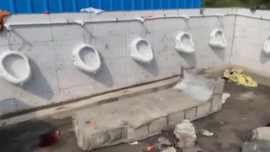 Pune Tank Crash: 3 Workers Killed, 6 Injured After Public Toilet’s Water Tank Collapses in Bhosari’s Sadguru Nagar, Rescue Underway (Watch Video)