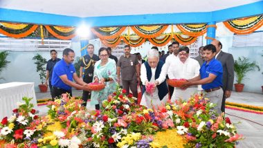 Gandhi Jayanti 2024: Telangana Governor Jishnu Dev Varma, CM Revanth Reddy Pay Tribute to Mahatma Gandhi at Bapu Ghat in Hyderabad (See Pics and Video)