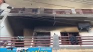 Gurugram Fire: 4 Burn to Death After Blaze Erupts Due to Short-Circuit in Room in Saraswati Enclave Area (Watch Videos)