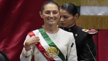 Claudia Sheinbaum Pardo Swears-In As Mexico’s First Woman President (Watch Video)