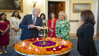 Diwali 2024 Wishes: US President Joe Biden Extends Deepavali Greetings, Hosts Celebrations at White House (See Pics and Video)