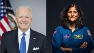 Diwali 2024: US President Joe Biden Hosts Celebrations at White House, NASA Astronaut Sunita Williams Shares Video Message From ISS (Watch Video)