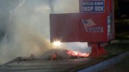 US Presidential Elections 2024: Early Ballot Boxes Set on Fire in Washington State, Oregon Amid Threats To ‘Disrupt Democratic Process’ (Watch Video)