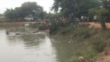 Dhamtari Drowning: 3 Girls Drown in Pond in Chhattisgarh’s Belargaon Village, Bodies Recovered (Watch Video)