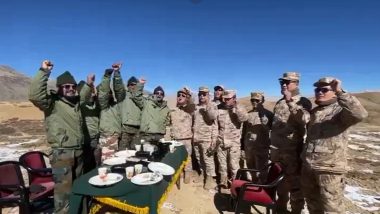 Indian, Chinese Troops Exchange Sweets at Several Border Points on Diwali 2024