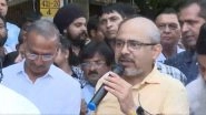 Delhi Bus Marshals Protest: AAP Leaders Join Protest at Chandagiram Aakhara Demanding Reinstatement of Marshals After Their Termination by L-G VK Saxena (Watch Videos)