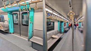 Mumbai: PM Narendra Modi To Flag Off New Fully Underground Metro 3 Line Between Bandra Kurla Complex-Aarey JVLR Section; Take Ride Tomorrow on Aqua Line 3 (See Pics and Video)