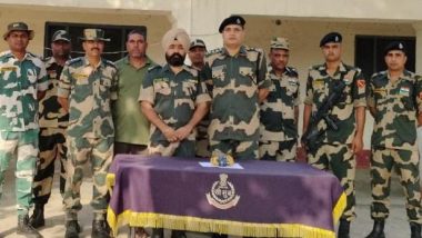 Amritsar Drug Bust: BSF, Punjab Police Recover Heroin Weighing 550 Grams in Daoke Village (See Pics)