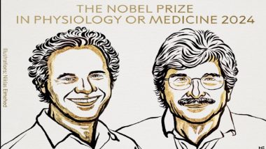 Nobel Prize in Medicine 2024: US Scientists Victor Ambros and Gary Ruvkun Awarded Nobel Prize in Physiology for Discovery of MicroRNA, To Share Prize of USD 1.1 Million