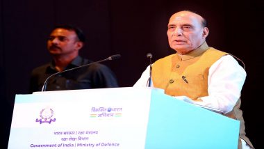 Defence Minister Rajnath Singh Says ‘30 Lakh Defence Pensioners Linked to SPARSH Portal’ at Defence Accounts Department Annual Day Celebrations (See Pics)