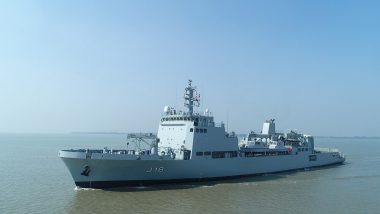 Kolkata: GRSE Delivers 2nd Sandhayak-Class Survey Vessel INS Nirdeshak to Indian Navy (See Pics)