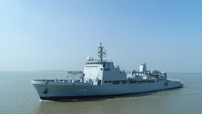 2nd Sandhayak Class Survey Vessel INS Nirdeshak to Indian Navy Delivered by GRSE