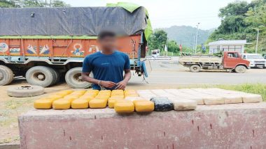 Mizoram Drug Bust: Assam Rifles Arrest 3, Seize Methamphetamine Worth INR 62 Crore Seized in Champhai, Melbuk Areas (See Pics)