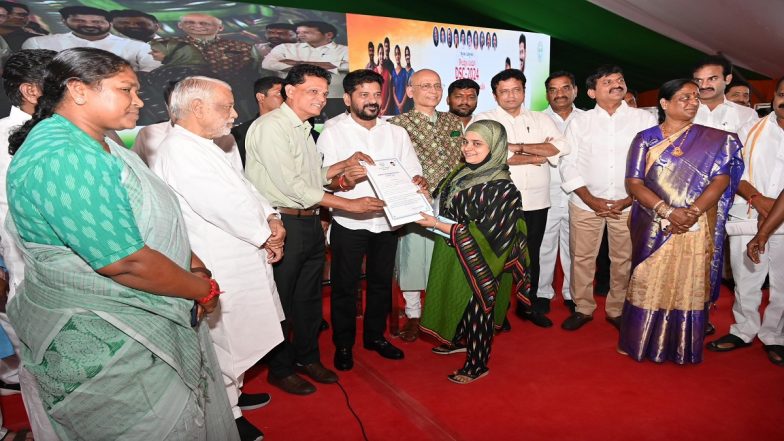 CM Revanth Reddy Hands Over Appointment Orders to 10,000 DSC Teachers in Hyderabad