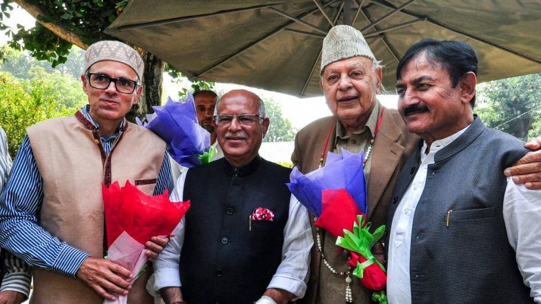 New Jammu and Kashmir CM: Omar Abdullah Unanimously Elected as Leader of NC Legislature Party, Set To Be Chief Minister