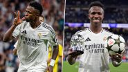 Real Madrid 5–2 Borussia Dortmund, UEFA Champions League 2024–25: Vinicius Jr Scores Hat-Trick, Antonio Rudiger and Lucas Vazquez Net One Each As Los Blancos Dominate With Dramatic Comeback