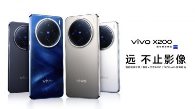 Vivo X200, Vivo X200 Pro and Vivo X200 Pro Mini Launched in China Featuring MediaTek Dimensity 9400 SoC; Check Prices, Specifications and Features