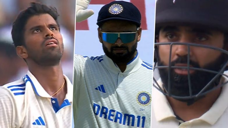 'Mereko Kya Pata Hindi Aati Hai Issey' Stump Mic Catches Rishabh Pant's Hilarious Comment After Ajaz Patel Hits Washington Sundar For a Four During IND vs NZ 2nd Test 2024 (Watch Video)