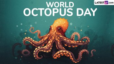 World Octopus Day 2024 2024 Images and HD Wallpapers for Free Download Online: Share Cute Octopus GIFs, Photos and Messages To Celebrate the Intelligent Marine Animal