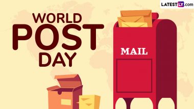 World Post Day 2024 Quotes and HD Images for Free Download Online: Send Slogans, Messages, Wallpapers and Greetings To Celebrate the Anniversary of Universal Postal Union