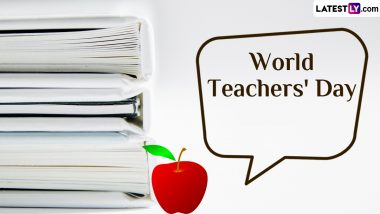 World Teachers' Day 2024 Images and HD Wallpapers for Free Download Online: Wish Happy Teachers' Day With WhatsApp Messages, Photos and Greetings