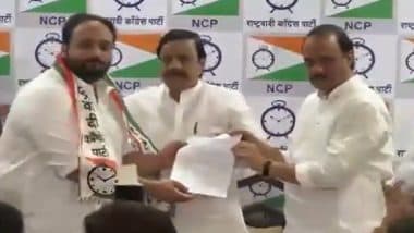 Zeeshan Siddiqui Joins Ajit Pawar-Led NCP in Mumbai, To Contest From Bandra East Constituency in Maharashtra Assembly Elections 2024 (Watch Video)