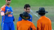 Controversy Erupts During IND A vs AFG A ACC Men's T20 Emerging Teams Asia Cup 2024 Semifinal After Zubaid Akbari Refuses To Leave Field Despite Given Out; Forces Match Officials and Tilak Varma Into Action (Watch Video)