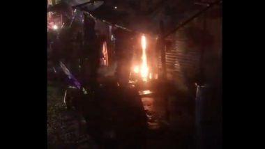 Chembur Fire: 2 Children Among 5 Dead After Blaze Erupts in Shop-Cum-Residential Building at Siddharth Colony in Mumbai (Watch Video)