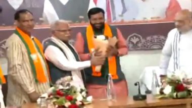 Nayab Singh Saini Elected Haryana BJP Legislature Party Leader, To Take Oath As CM on October 17 (Watch Video)