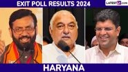 Haryana Exit Poll Results 2024: Congress Set for Clean Sweep With 50&ndash;60 Seats, Predict 4 Pollsters; Check Party-Wise Seat Numbers
