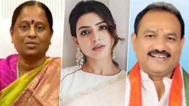 Telangana Minister Konda Surekha Apologises for Remarks on Samantha Ruth Prabhu's Divorce, TPCC President Mahesh Kumar Goud Calls for End To Dispute