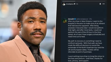 Donald Glover Cancels Childish Gambino Tour Due to Health Issues Following New Orleans Show