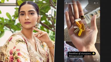 Sonam Kapoor Shares Her ‘Breakfast of Champions’ With a Glimpse of Her Pill Routine!