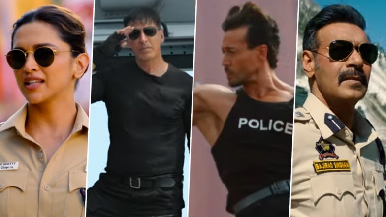 ‘Singham Again’ Trailer: Deepika Padukone, Akshay Kumar and Tiger Shroff Join Ajay Devgn in an Epic Battle of ‘Good Versus Evil’ (Watch Video)