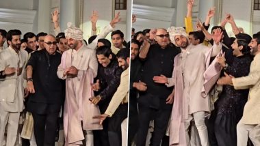 FDCI Lakme Fashion Week 2024: Ranbir Kapoor Dazzles in Elegant Sherwani in 'Groom Look' For Designer Tarun Tahiliani (Watch Video)