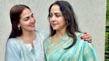 Hema Malini Birthday: Esha Deol Shares Adorable Photo and Sweet Message for Her Mom (View Pic)