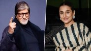 &lsquo;Kaun Banega Crorepati 16&rsquo;: Amitabh Bachchan Reminisces About the First Time He Saw Vidya Balan; Says, &lsquo;Yeh Bahut Badi Kalakar Banne Waali Hai&rsquo;
