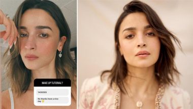 Alia Bhatt Dazzles with Self-Applied Makeup, Fans Await Her Beauty Tutorial