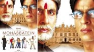 &lsquo;Mohabbatein&rsquo; Clocks 24 Years: Remembering Shah Rukh Khan, Amitabh Bachchan and Aishwarya Rai&rsquo;s Iconic Performances and Top Dialogues From the Timeless Classic