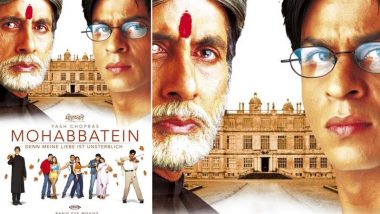 ‘Mohabbatein’ Clocks 24 Years: Remembering Shah Rukh Khan, Amitabh Bachchan and Aishwarya Rai’s Iconic Performances and Top Dialogues From the Timeless Classic